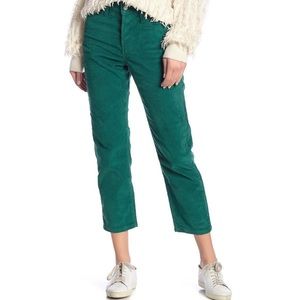Wedgie corduroy straight leg jeans